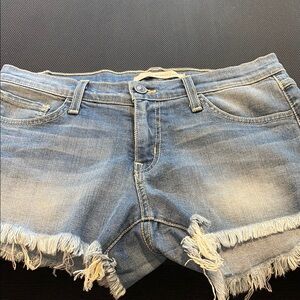 Distressed Denim Shorts by Flying monkey! Worn only 2 times